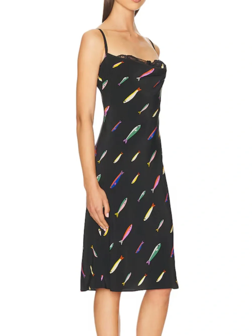 STAUD Sardine Evangeline Silk Dress - Picture 4 of 5
